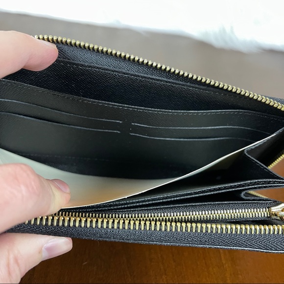 Louis Vuitton Black Sequin Damier Paillettes Zippy Wallet - Picture 10 of 14